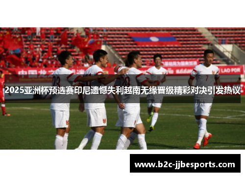 2025亚洲杯预选赛印尼遗憾失利越南无缘晋级精彩对决引发热议